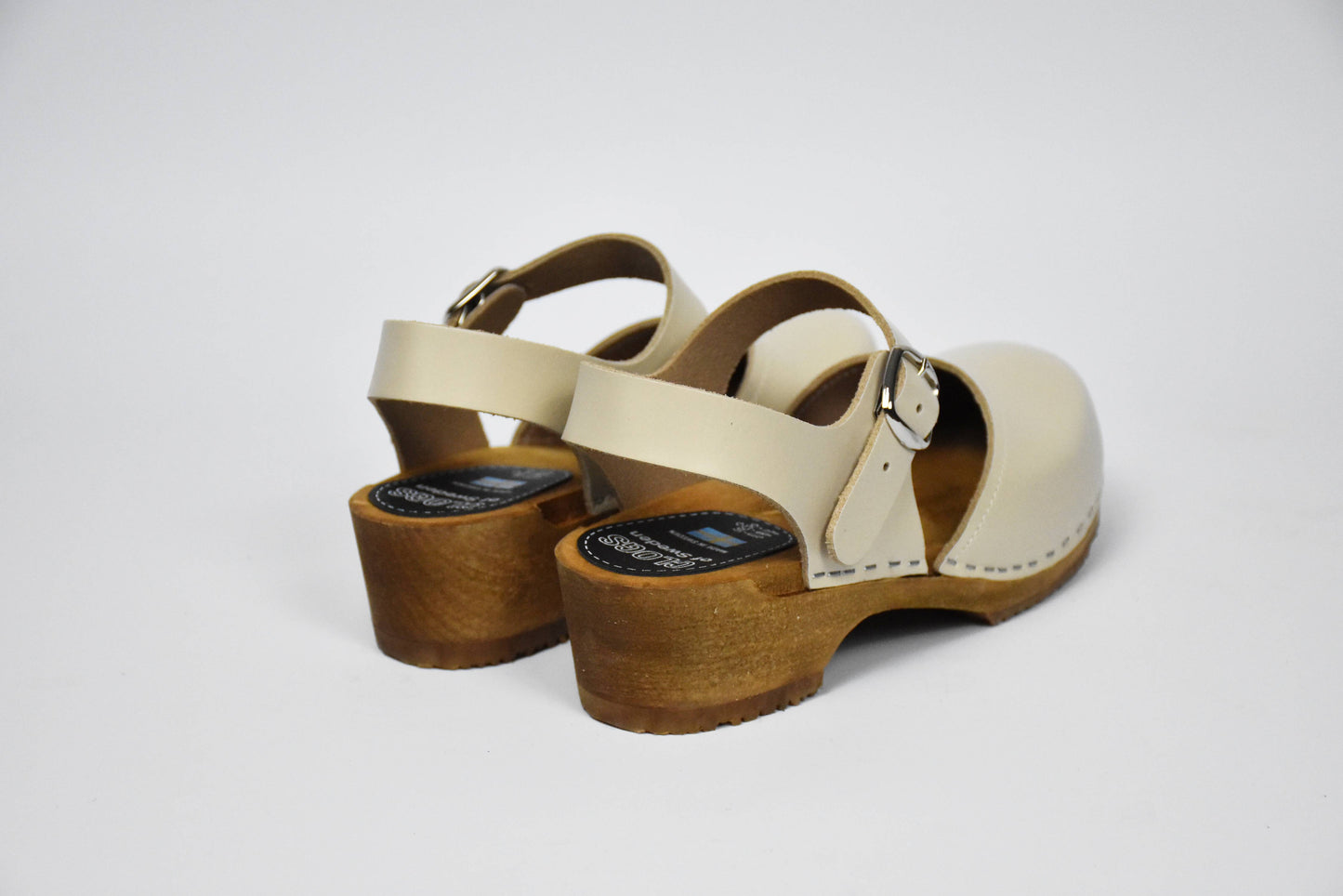 Beiger Elsa Clog (Beige) - Rückansicht