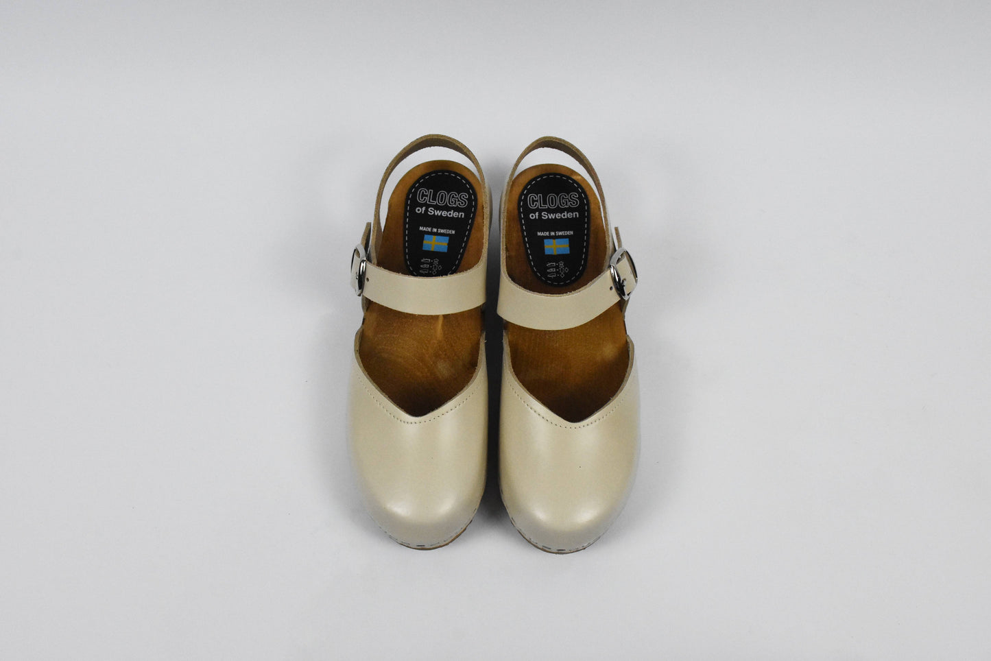 Beiger Elsa Clog (Beige) - Draufsicht