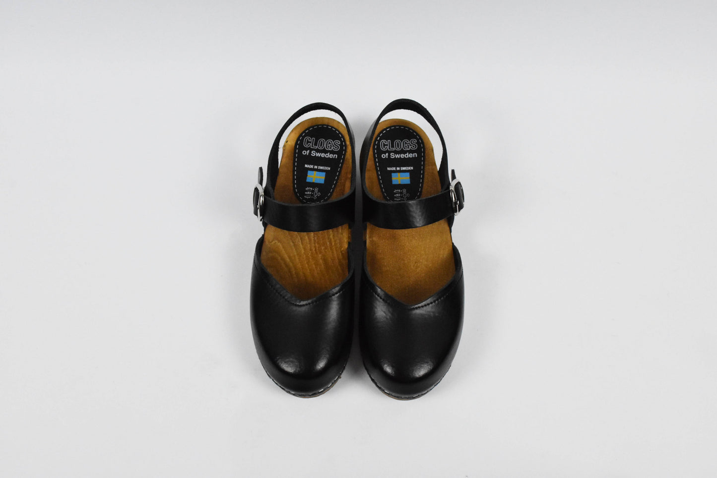 Schwarzer Elsa Clog (Black) - Draufsicht