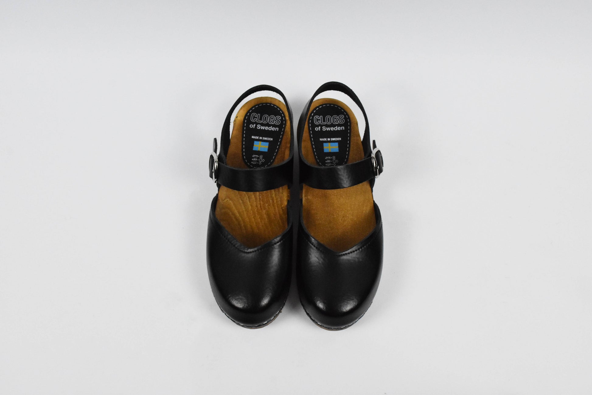 Schwarzer Elsa Clog (Black) - Draufsicht