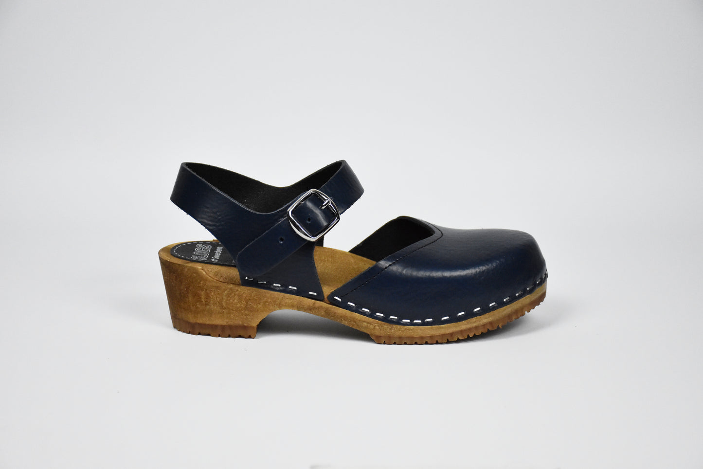 Blauer Elsa Clog (Blue) - Seitenansicht