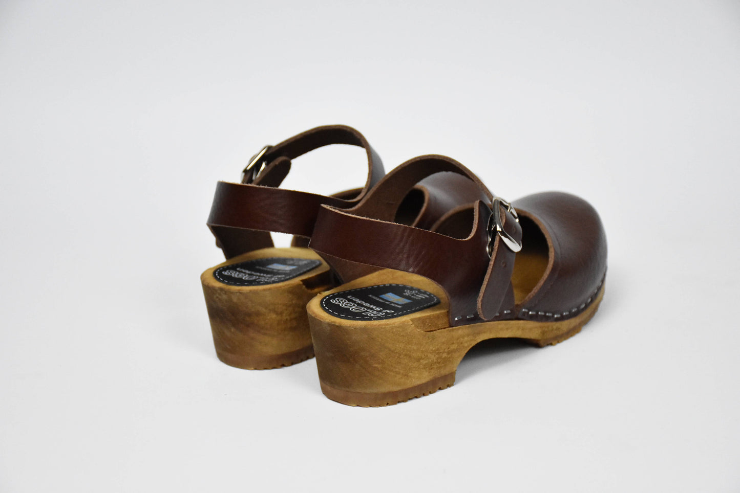 Brauner Elsa Clog (Brown) - Rückansicht