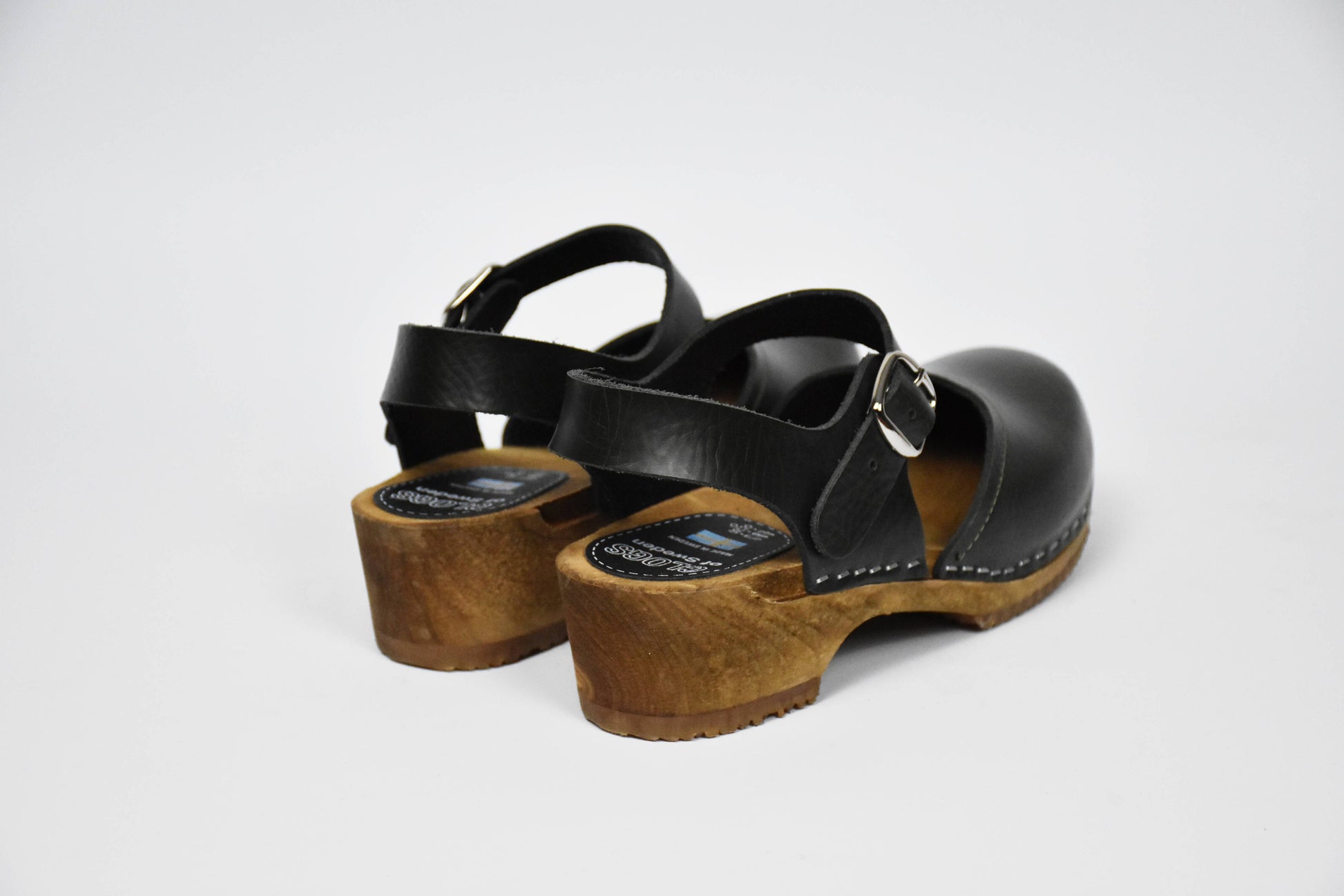 Olivgruener Elsa Clog (Olive) - Rückansicht