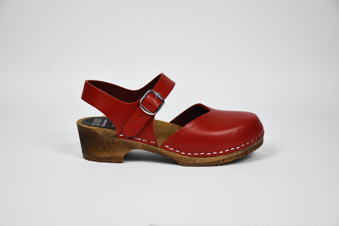 Roter Elsa Clog (Red) - Seitenansicht