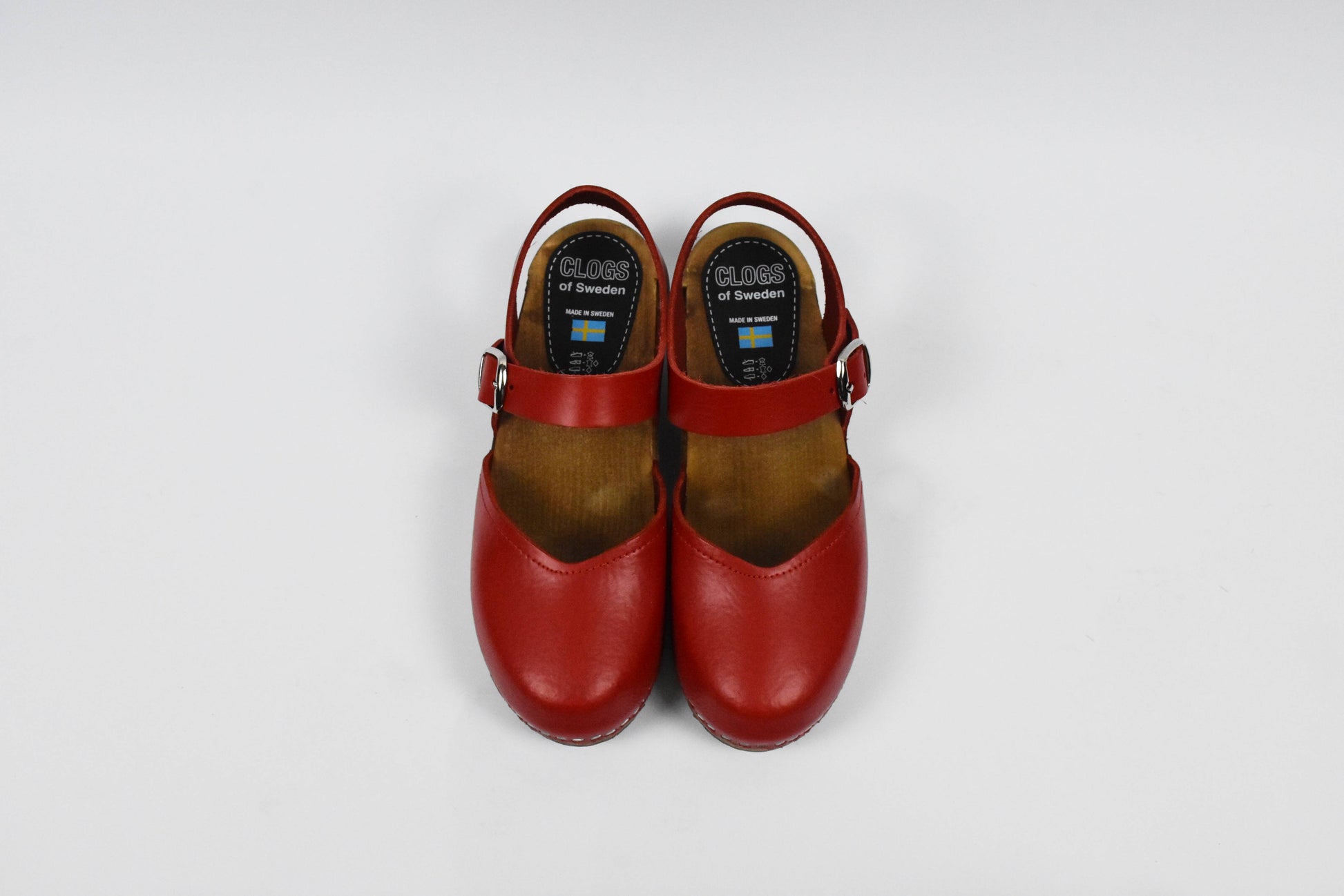 Roter Elsa Clog (Red) - Draufsicht